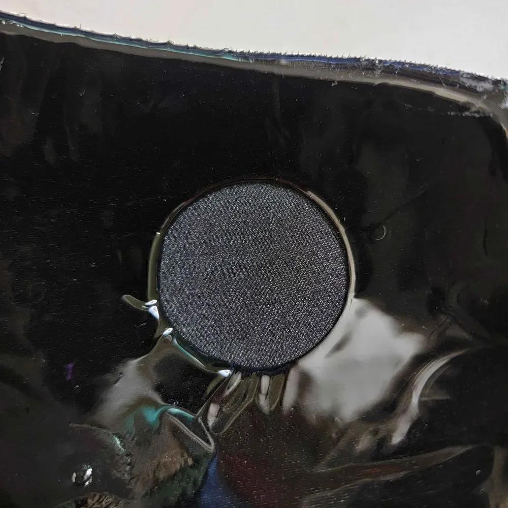 Self Adhesive Bra D Cup Backless Winged Goddess Black